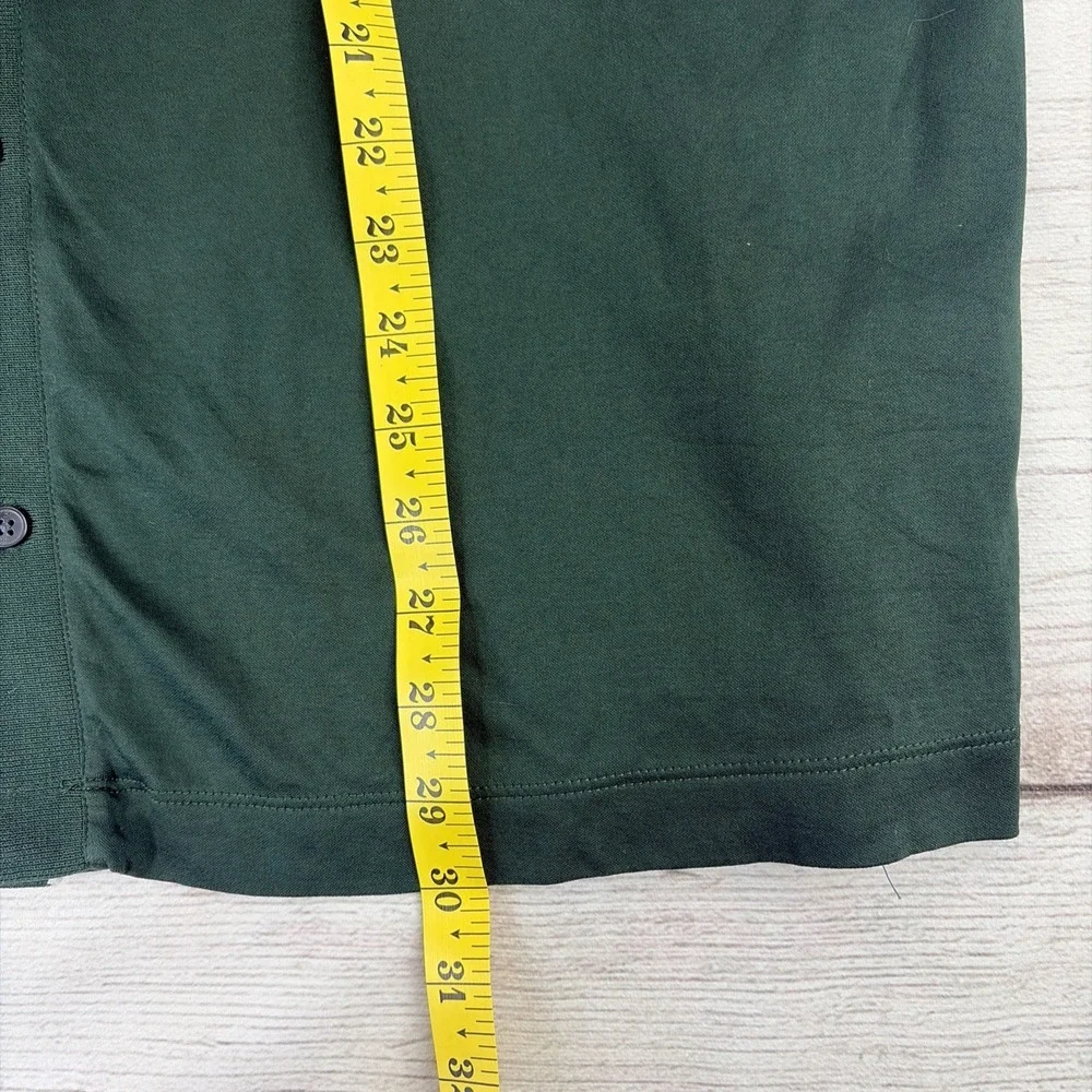 Banana Republic Men's XL Luxe Touch Performance Green Anti-Odor Button-Up Shirt